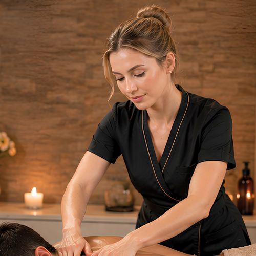 Pakistani massage therapist