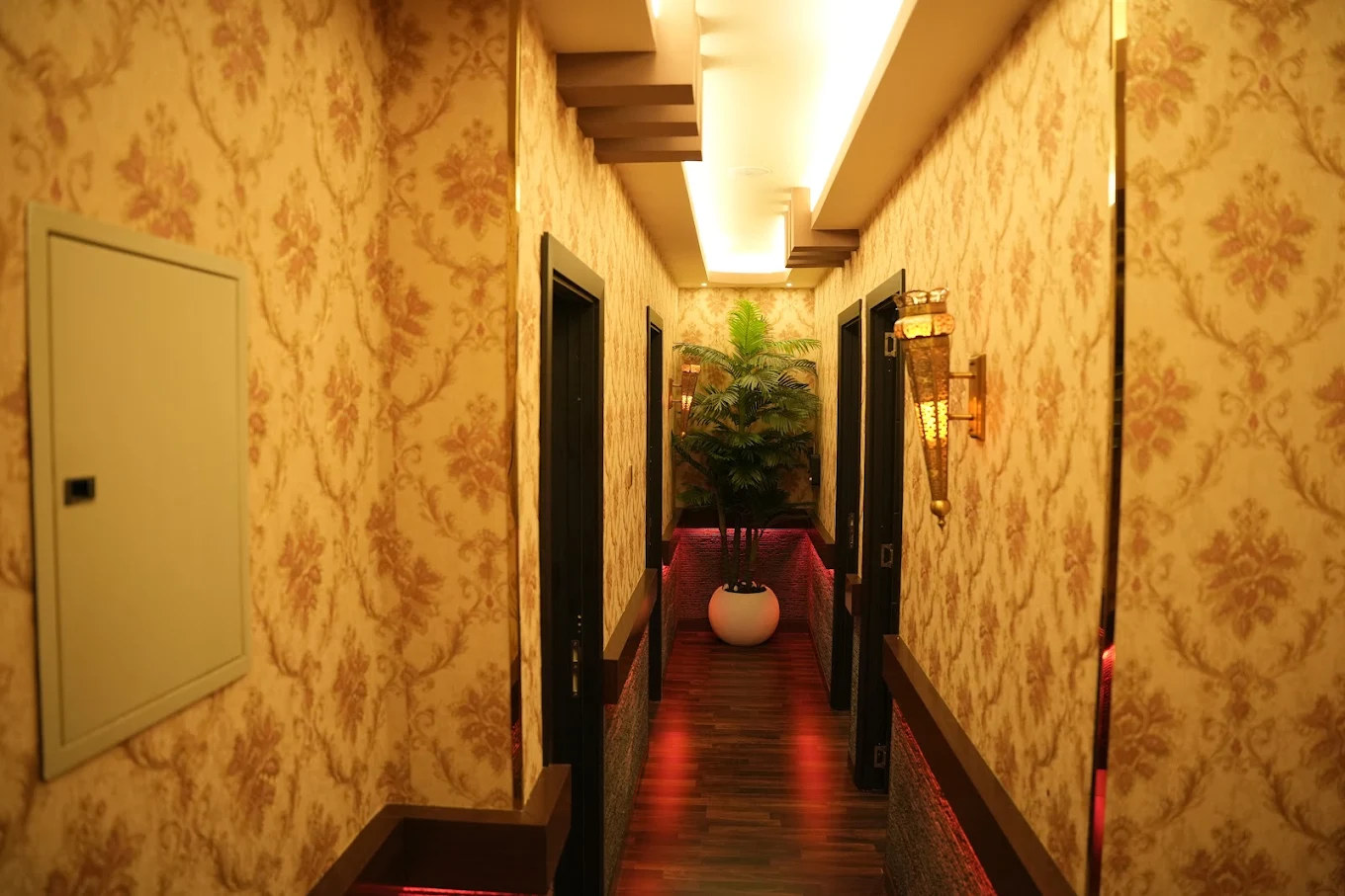 Relaxing spa environment